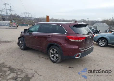 2018 Toyota Highlander Limited Platinum из США, поврежденный, VIN 5TDDZRFH5JS814149